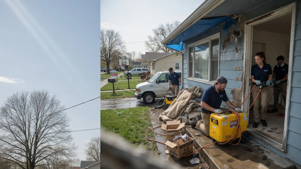Basement Flood Cleanup in Waterville, KS near me